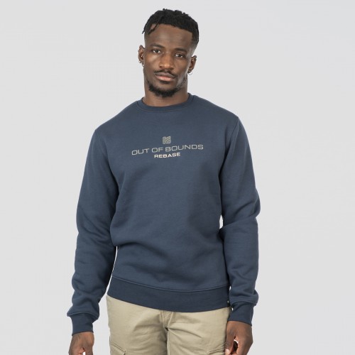 Φούτερ Rebase 252-RTOP-1052 Indigo Φούτερ Rebase 252-RTOP-1052 Indigo