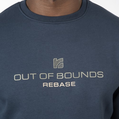 Φούτερ Rebase 252-RTOP-1052 Indigo Φούτερ Rebase 252-RTOP-1052 Indigo