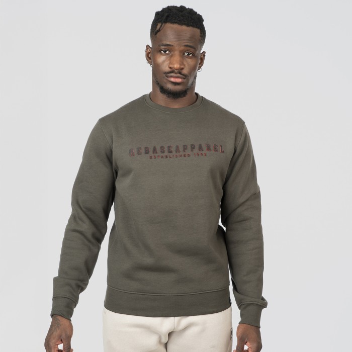 Φούτερ Rebase 252-RTOP-1055 Khaki Φούτερ