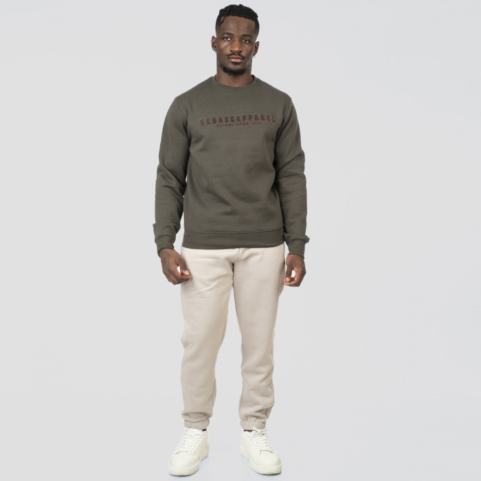 Φούτερ Rebase 252-RTOP-1055 Khaki Φούτερ