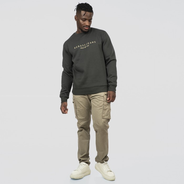 Φούτερ Rebase 252-RTOP-1066 Forest Green Φούτερ