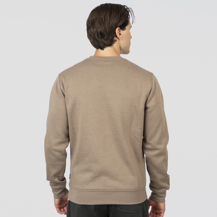 Φούτερ Rebase 252-RTOP-1066 Dark Beige Φούτερ