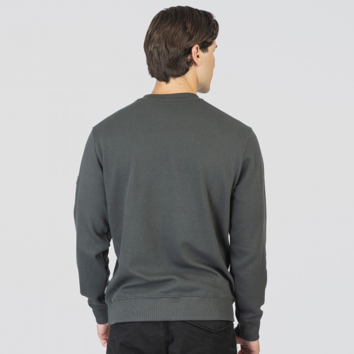 Μπλούζα Μακρύ Μανίκι Rebase 252-RTOP-1067 Hunter Green Μακρυμάνικες