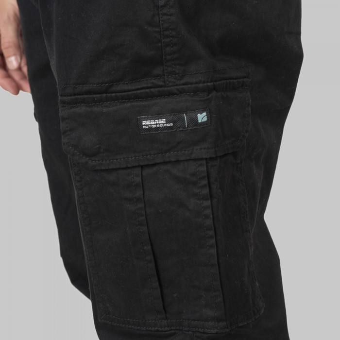 Παντελόνι Cargo Rebase 252-RCCP-4049 Black Cargo Pants