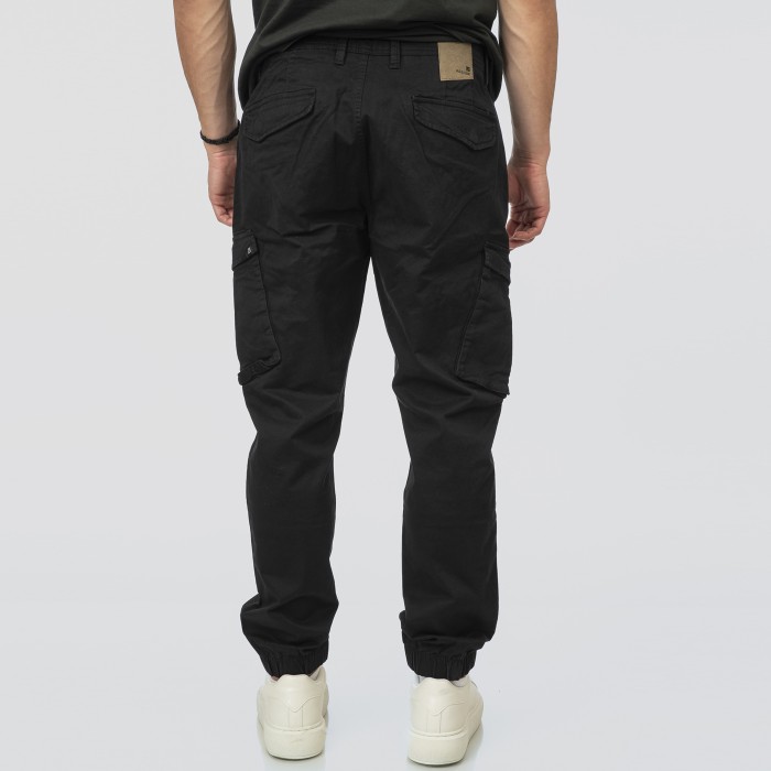 Παντελόνι Cargo Jogger Rebase 252-RCCP-4050 Black Cargo Pants