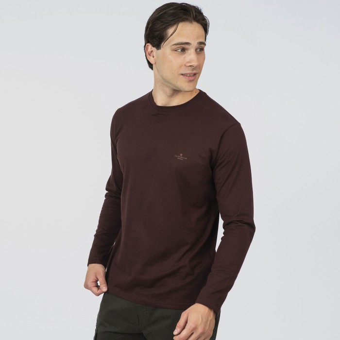 Μπλούζα Μακρύ Μανίκι Rebase 252-RTS-9060 Plum Μακρυμάνικες