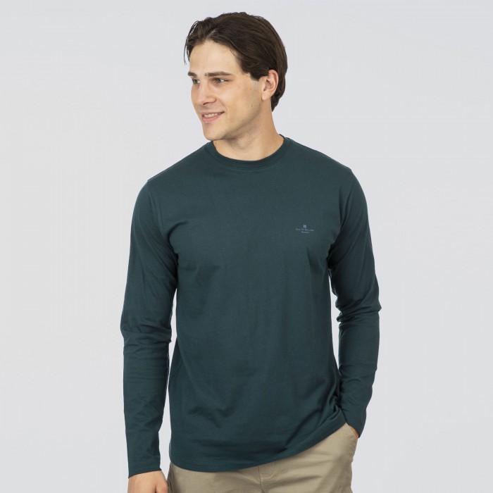 Μπλούζα Μακρύ Μανίκι Rebase 252-RTS-9060 Deep Teal Μακρυμάνικες