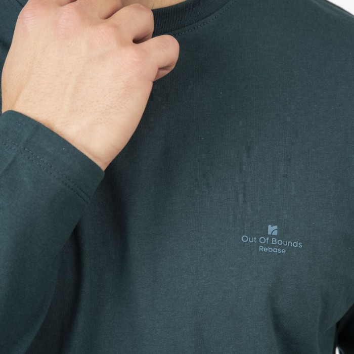 Μπλούζα Μακρύ Μανίκι Rebase 252-RTS-9060 Deep Teal Μακρυμάνικες