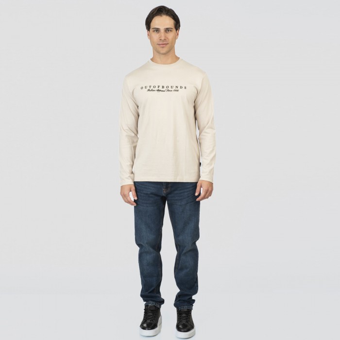 Μπλούζα Μακρύ Μανίκι Rebase 252-RTS-9061 Ice Grey Μακρυμάνικες