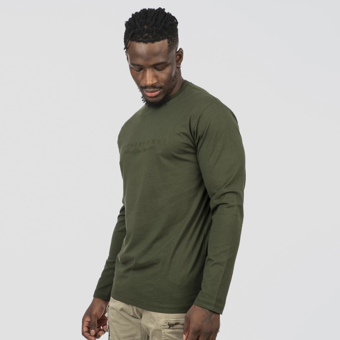 Μπλούζα Μακρύ Μανίκι Rebase 252-RTS-9061 Pine Μακρυμάνικες