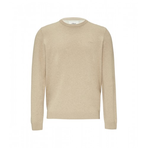 Πουλόβερ s.Oliver Basic 2143173 82W0 Beige Πουλόβερ s.Oliver Basic 2143173 82W0 Beige