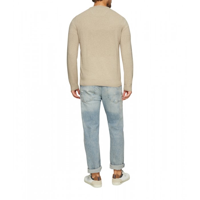 Πουλόβερ s.Oliver Basic 2143173 82W0 Beige Πλεκτά