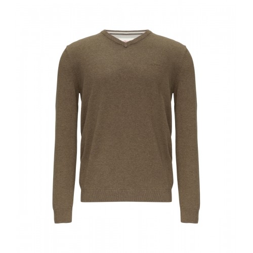 Πουλόβερ s.Oliver Basic V 2143174 86W0 Brown Πουλόβερ s.Oliver Basic V 2143174 86W0 Brown