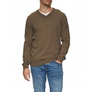 Πουλόβερ s.Oliver Basic V 2143174 86W0 Brown