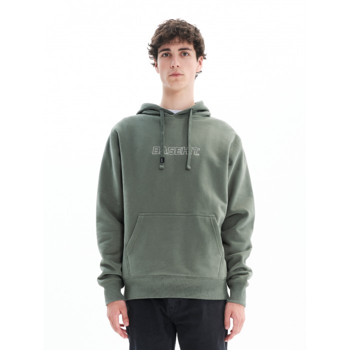 Hoodies Basehit 222.BM20.20 Dusty Green Φούτερ