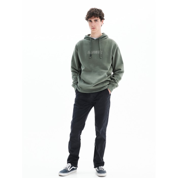 Hoodies Basehit 222.BM20.20 Dusty Green Φούτερ