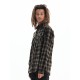 Πουκάμισο Basehit 222.BM60.82 BH10 D.Olive-Black Μακρυμάνικα Πουκάμισα