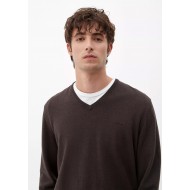 Πουλόβερ s.Oliver Basic V 2040666 N 88W0 Mocca