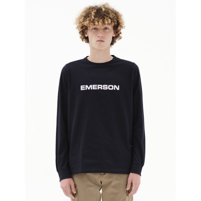 Μπλούζα μακρύ μανίκι  Emerson 232.EM31.01 Navy Μακρυμάνικες