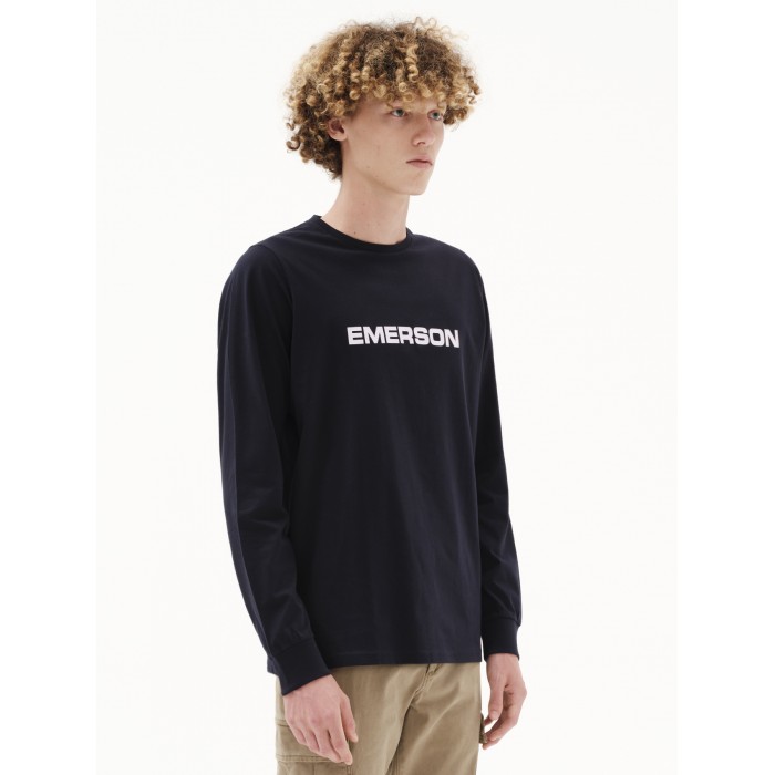 Μπλούζα μακρύ μανίκι  Emerson 232.EM31.01 Navy Μακρυμάνικες