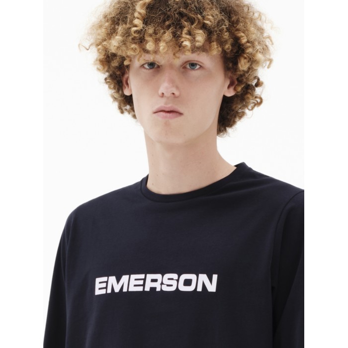 Μπλούζα μακρύ μανίκι  Emerson 232.EM31.01 Navy Μακρυμάνικες
