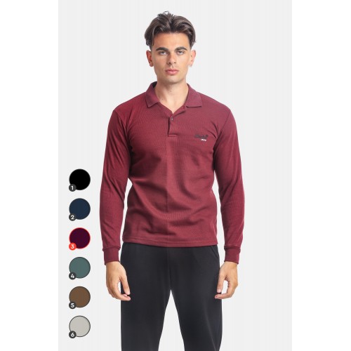 Μπλούζα Πόλο Paco 2381841-03 Bordo