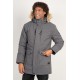 Μπουφάν Rebase 232.RJK.189 Grey Χειμερινά  Μπουφάν