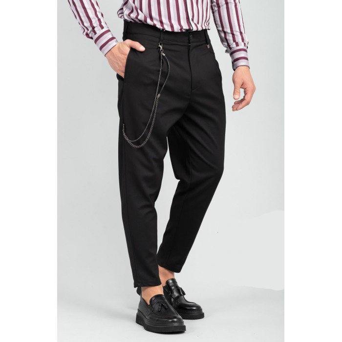 Παντελόνι Vittorio 500-2324-Varese Black Chinos