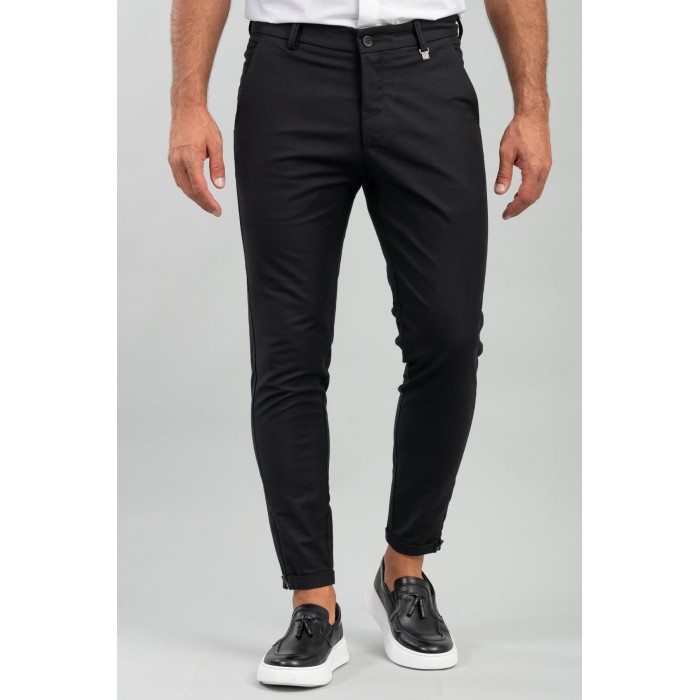 Παντελόνι Vittorio 500-2324-ALTO Black Chinos