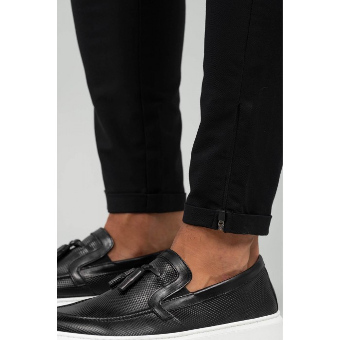 Παντελόνι Vittorio 500-2324-ALTO Black Chinos