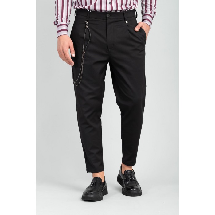 Παντελόνι Vittorio 500-2324-Varese Black Chinos