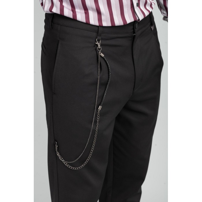 Παντελόνι Vittorio 500-2324-Varese Black Chinos