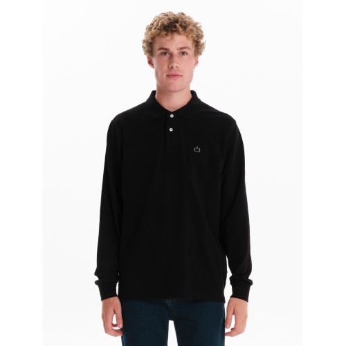 Μπλούζα Πόλο μακρύ μανίκι  Emerson 242.EM35.01 Black