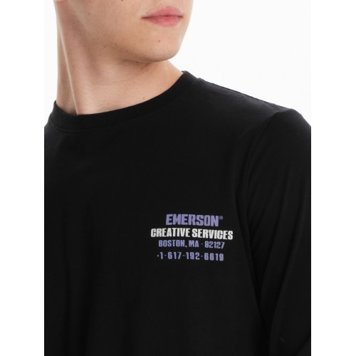 Μπλούζα μακρύ μανίκι  Emerson 242.EM31.27 Black