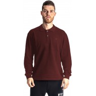 Πόλο Μακρυμάνικο Basic Paco 2481841-03 Bordo