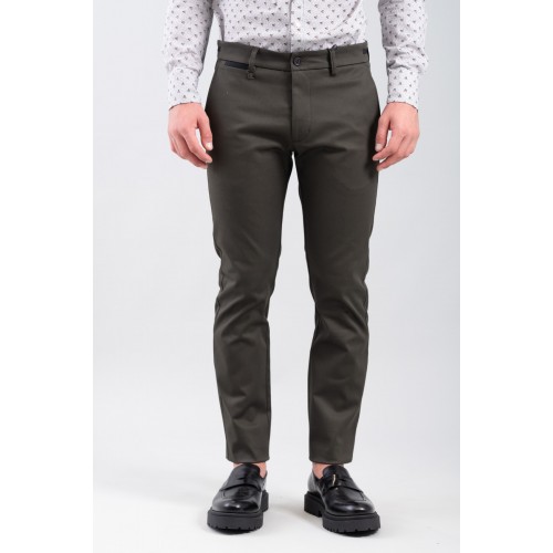 Παντελόνι Vittorio 500-2425-COMO Olive-Black Παντελόνι Vittorio 500-2425-COMO Olive-Black