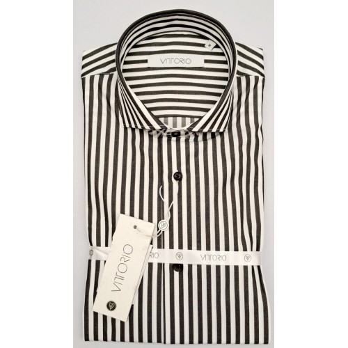 Πουκάμισο Vittorio 800-2425-001 Black Πουκάμισο Vittorio 800-2425-001 Black