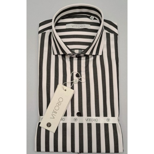 Πουκάμισο Vittorio 800-2425-002 Black Πουκάμισο Vittorio 800-2425-002 Black