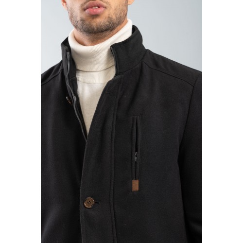 Ημίπαλτο Vittorio 400-2324-Verona Black Ημίπαλτο Vittorio 400-2324-Verona Black