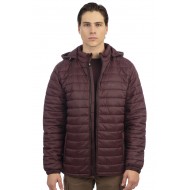 Μπουφάν Puffer Rebase 242-RJK-2000 Aubergine