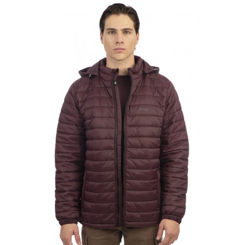 Μπουφάν Puffer Rebase 242-RJK-2000 Aubergine