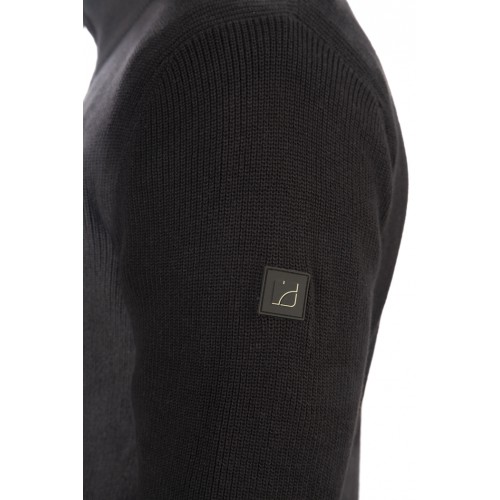 Ζακέτα Πλεκτή Rebase 242-RKNIT-8008 Black Ζακέτα Πλεκτή Rebase 242-RKNIT-8008 Black