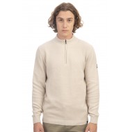 Πλεκτό Half Zip Rebase 242-RKNIT-8012 Ice