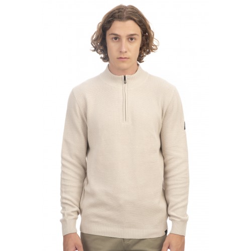Πλεκτό Half Zip Rebase 242-RKNIT-8012 Ice Πλεκτό Half Zip Rebase 242-RKNIT-8012 Ice