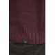 Πλεκτό Half Zip Rebase 242-RKNIT-8012 Aubergine Πλεκτά