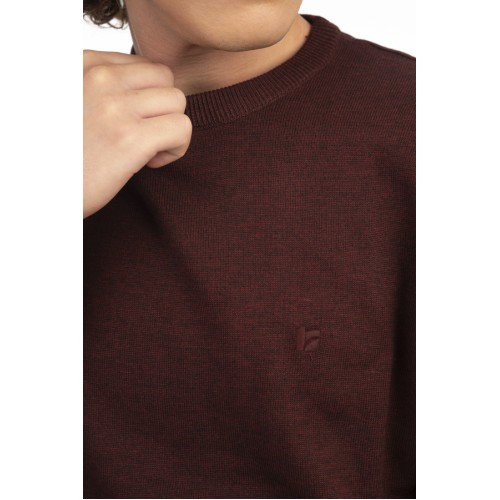 Πλεκτό Rebase 242-RKNIT-8000 Aubergine Πλεκτό Rebase 242-RKNIT-8000 Aubergine