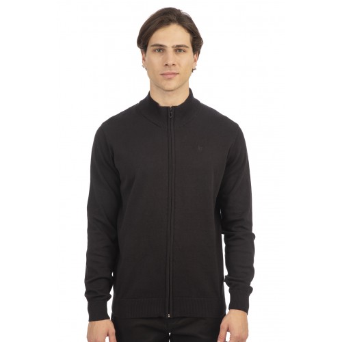 Ζακέτα Rebase 242RKNIT-8005 Black Ζακέτα Rebase 242RKNIT-8005 Black