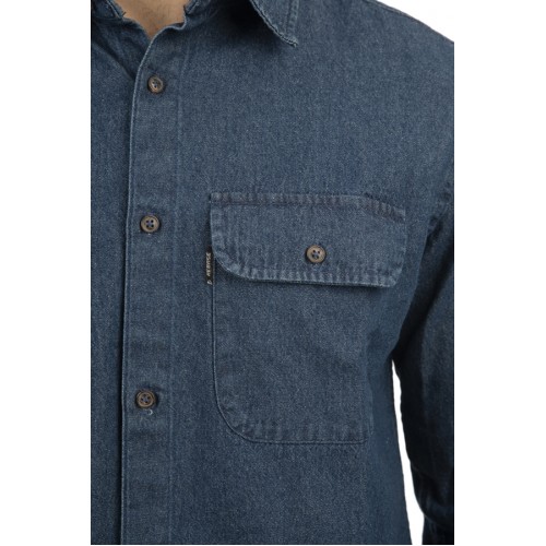 Πουκάμισο Jean Rebase 242-RDS-5000 Denim Blue