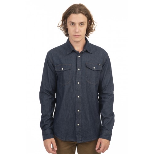 Πουκάμισο Denim Rebase 242-RGS-5040 Denim Blue