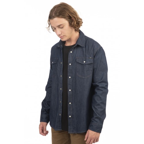 Πουκάμισο Denim Rebase 242-RGS-5040 Denim Blue